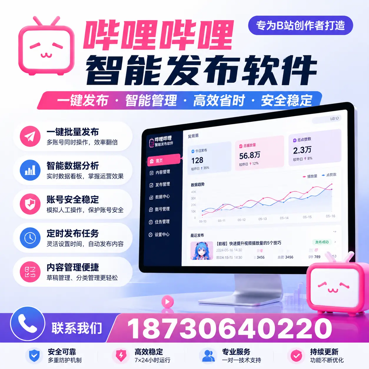 如何选择适合的哔哩哔哩智能发布软件？黔西南 用户必看